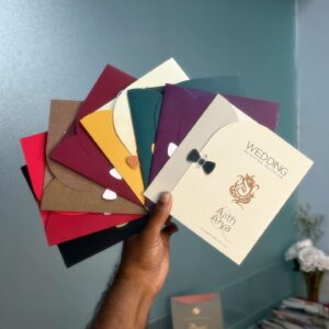 New Style Multicolor Wedding Cards